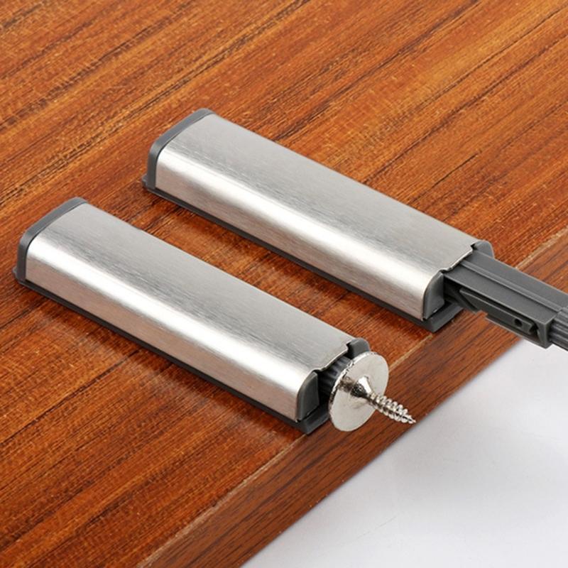 Touch To Open Cabinet Door Hardwares Quiet Auto Closing Mechanism Heavy Type Anti Pinches for Kitchen Bathroom