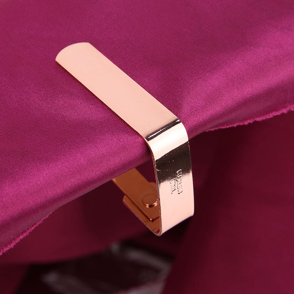 4Pcs Stainless Steel Table Cloth Cover Clips Anti Slip Tablecloth Holder Clamps