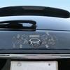 Meiho SN210 Snoopy Woodstock Emblem Sticker Large Silver