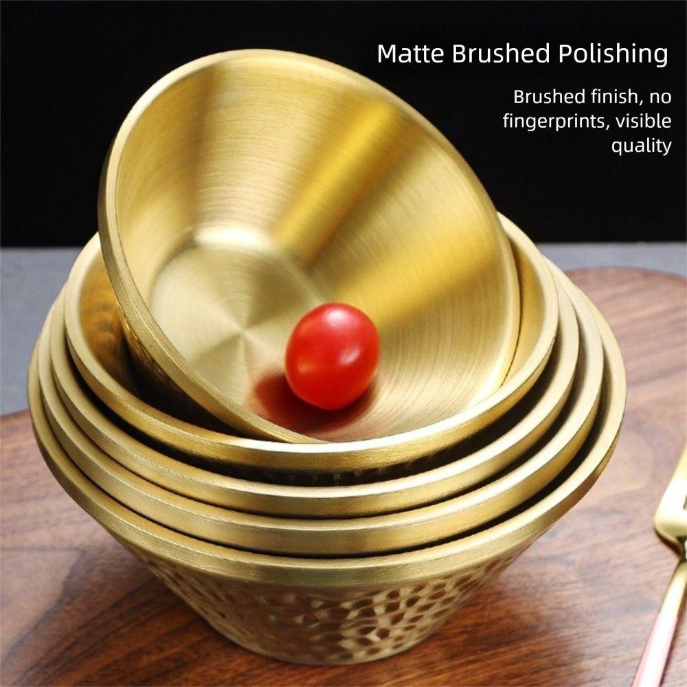 304 Stainless Steel Salad Mixing Bowl Korean Style Soup Fruit Bowls Ice Shaved Bowl  Kitchen