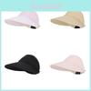 Summer Ice Silk Wide Brim Sun Hat For Women With Adjustable Fit And Face Mask Hook