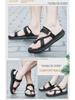 Women's Summer Flat Sandals: Stylish Outdoor Beach Slippers for Students and Ladies In Large Sizes
