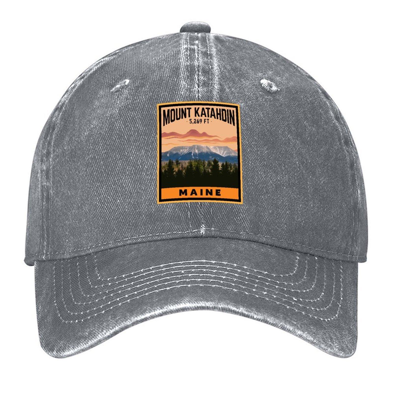 

Mount Katahdin Maine Baseball Cap Uv Protection Solar Hat Rugby Hat Man Luxury F Trucker Hats For Men Womens