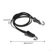 Rubber Strap Rope Band Elastic Fittings Retractable Cord Belt Binding with Hooks for Mountain Bike