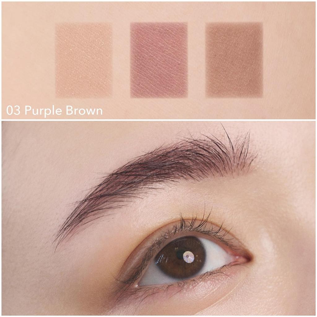 Celvoke Indicate Eyebrow Powder 03 Purple Brown Eyebrow Brush Included