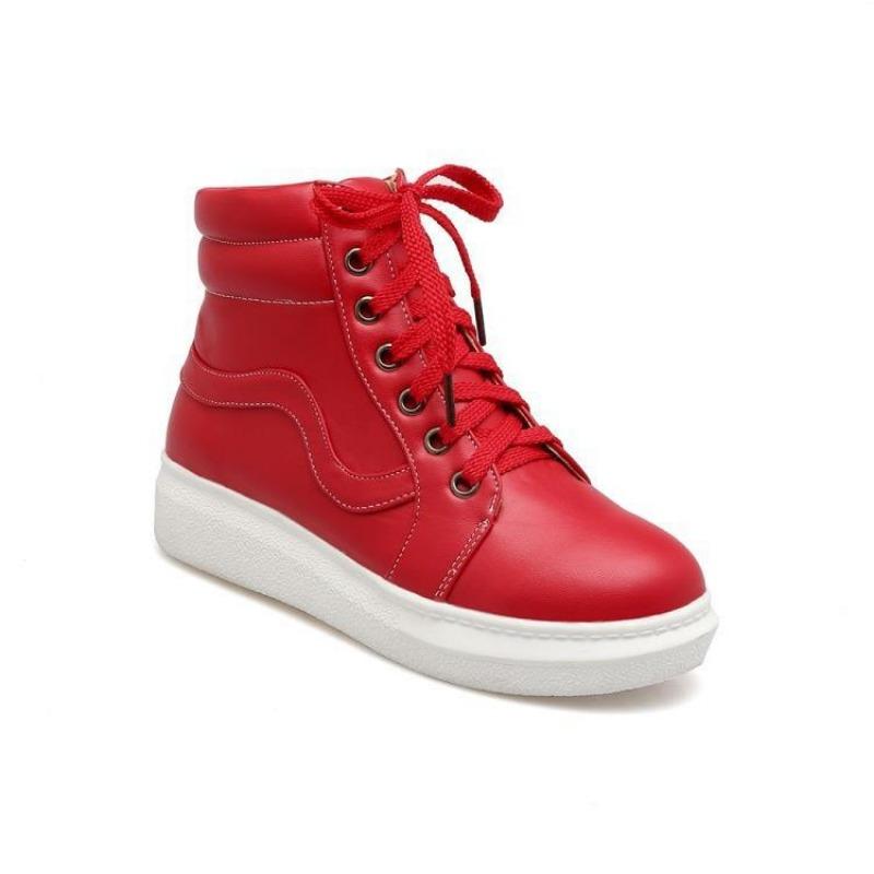 2024 Elegant Women's Boots Ankle New Fashionable High Quality Winter Casual Boot Flat Bottom Flat Heels Plush Strap Women Shoes