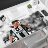 Juventus Player Action Large Mouse Pad Desk Mouse Pad Study Desk Mat Non-Slip Rubber Bottom Suitable for Office Gaming PC Laptop