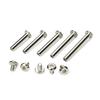 10x Luggage Wheel Repair Rivets 30/35/40/45/50mm Inner Hexagon Screw Nail Rivets Metal Screws for Wheels Repairing
