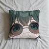 Cushion Cover Face Game Soft Case Sofa Cute Zero Zone Living Room Home Comfortable Office Q Decor Protective Pillow Zenless