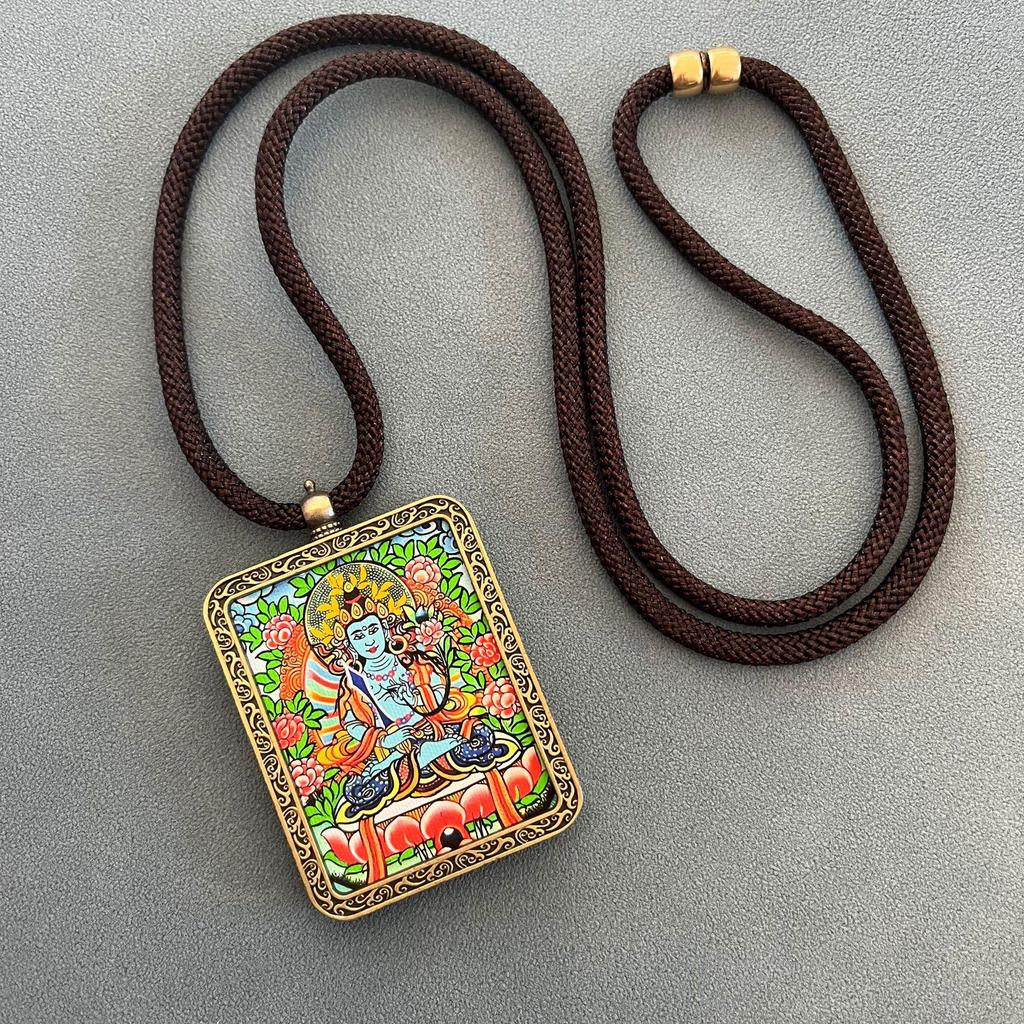 Twelve Zodiac Guardians Thangka Sweater Pendant - Buddhist Souvenirs