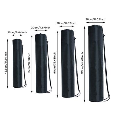 2 Pièces Chaise Pliante de Camping Pique-nique Sac de Transport Poches à Cordon Sac de Rangement pour Parapluies Portables d'extérieur Trépieds Micro