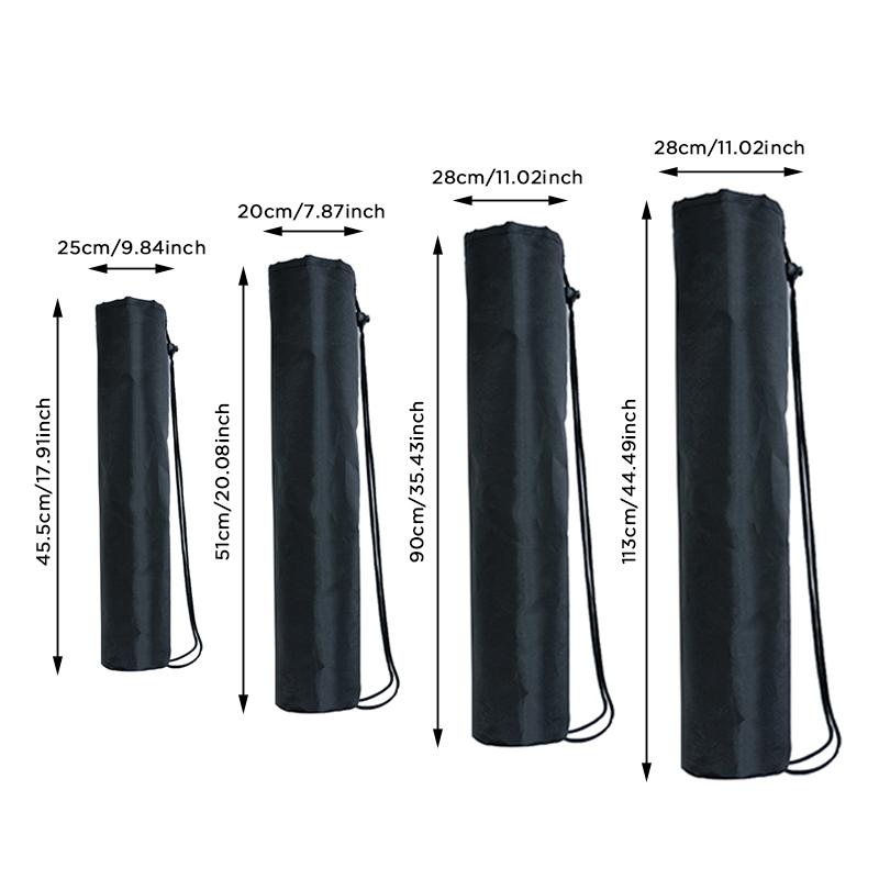 2Pcs Camping Folding Chair Carrying Bag 210D Polyester Round Drawstring Pocket Portable Outdoor Umbrellas Mic Tripod Storage Bag