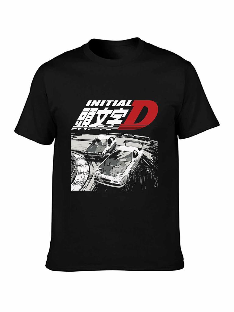 Initial D Drift Racing Car Graphic T-shirt