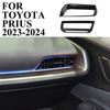 Carbon Style Center Console Air Vent A/C Outlet Cover Trim for Toyota Prius