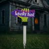 Lightweight Outdoor Halloween Signs Creative Garden Lawn Stakes  Haunted House Decor
