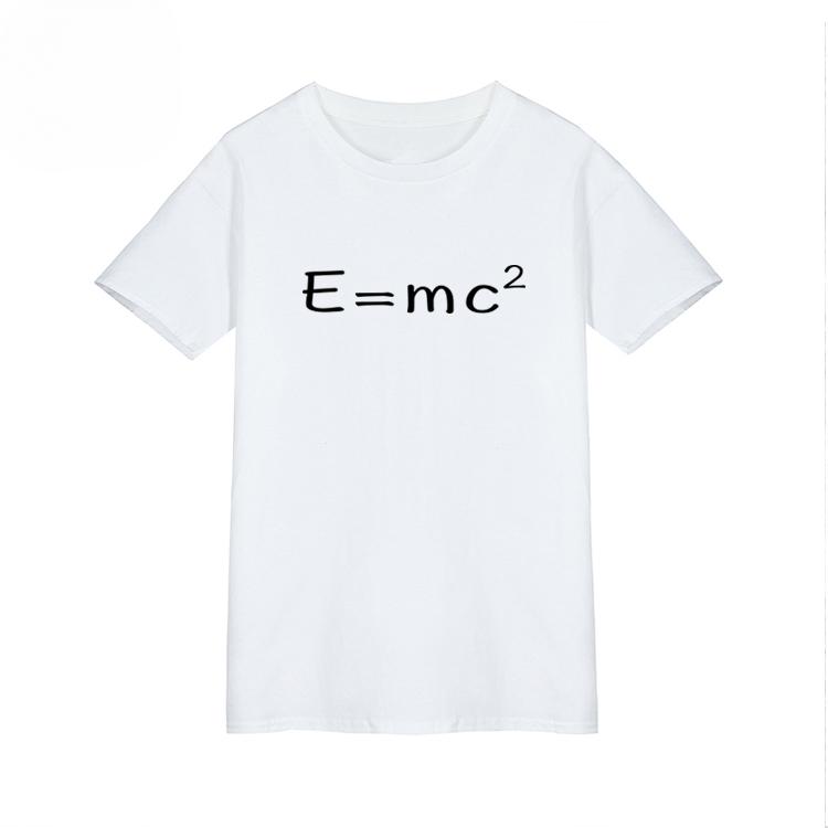 Tricou Grafic Nou E=MC2 Relativitate Imprimat pentru Bărbați și Femei Tricou cu Mânecă Scurtă Calitate Înaltă Streetwear Harajuku