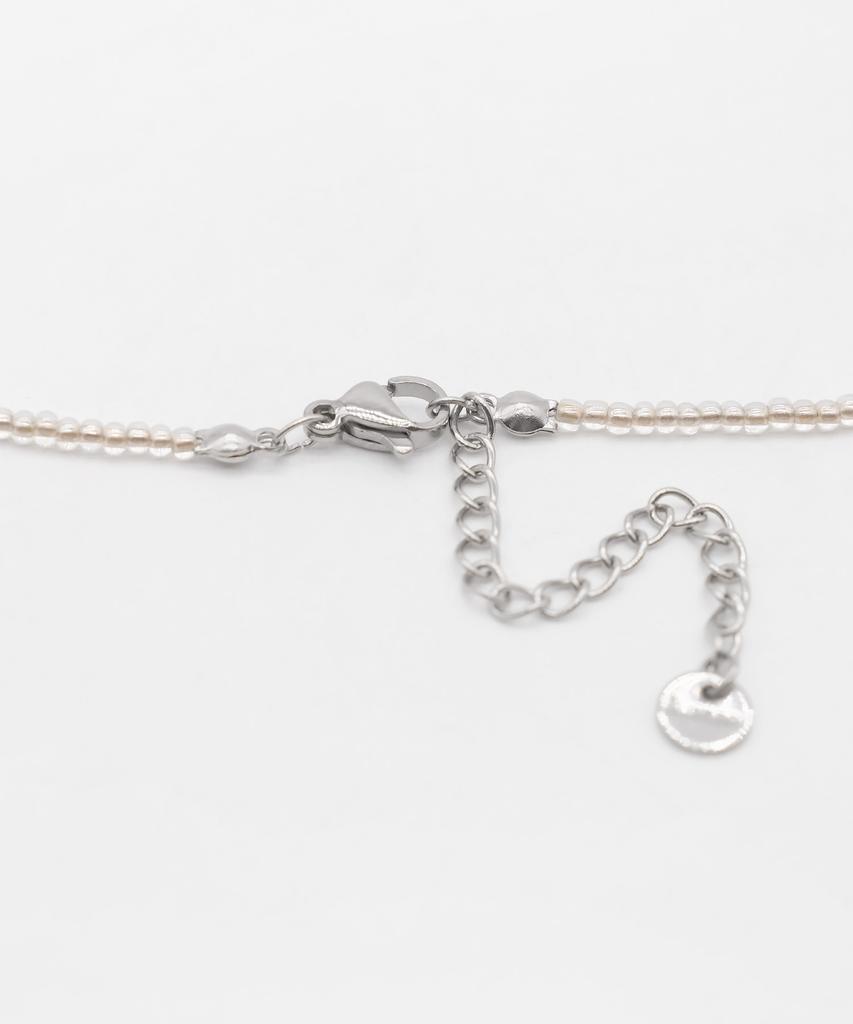 Iamj Vanilla Blue Bead Necklace