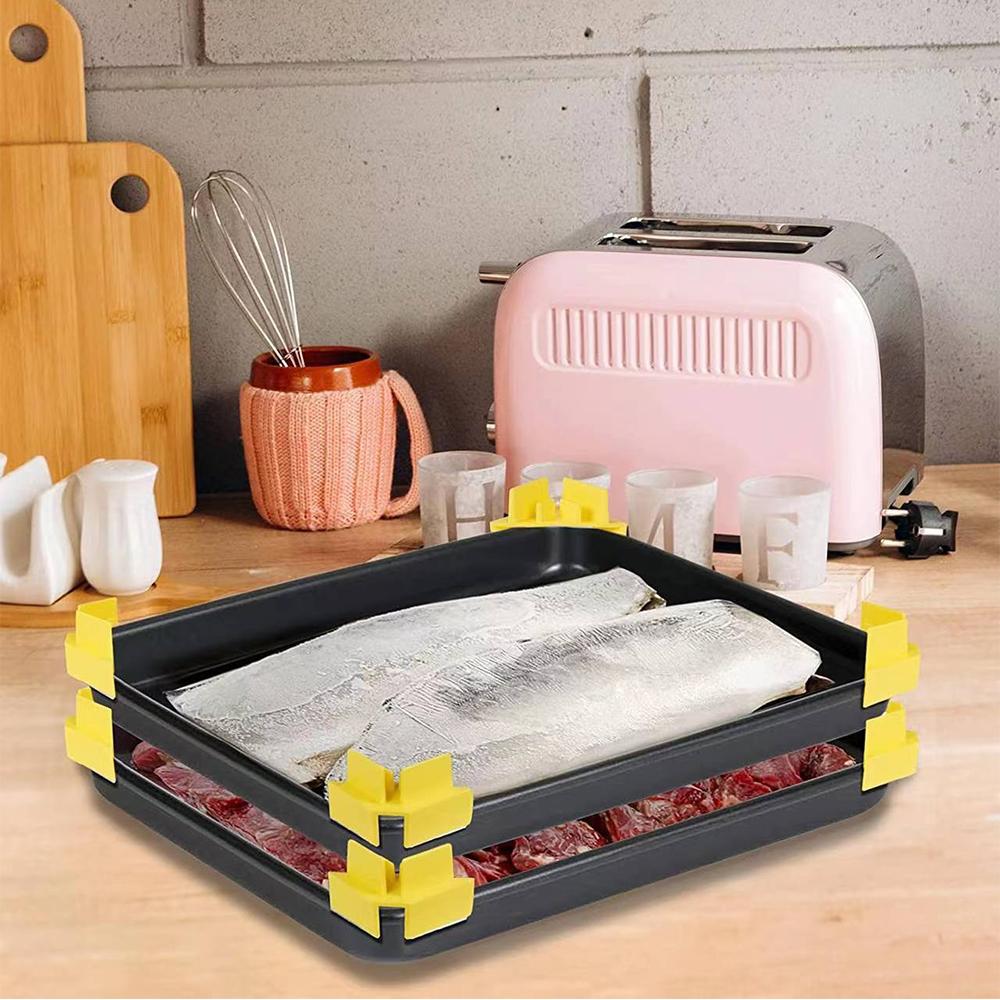 24pcs Tray Stackers for Harvest Right Freeze Dryer Trays Reducing Space (Yellow)