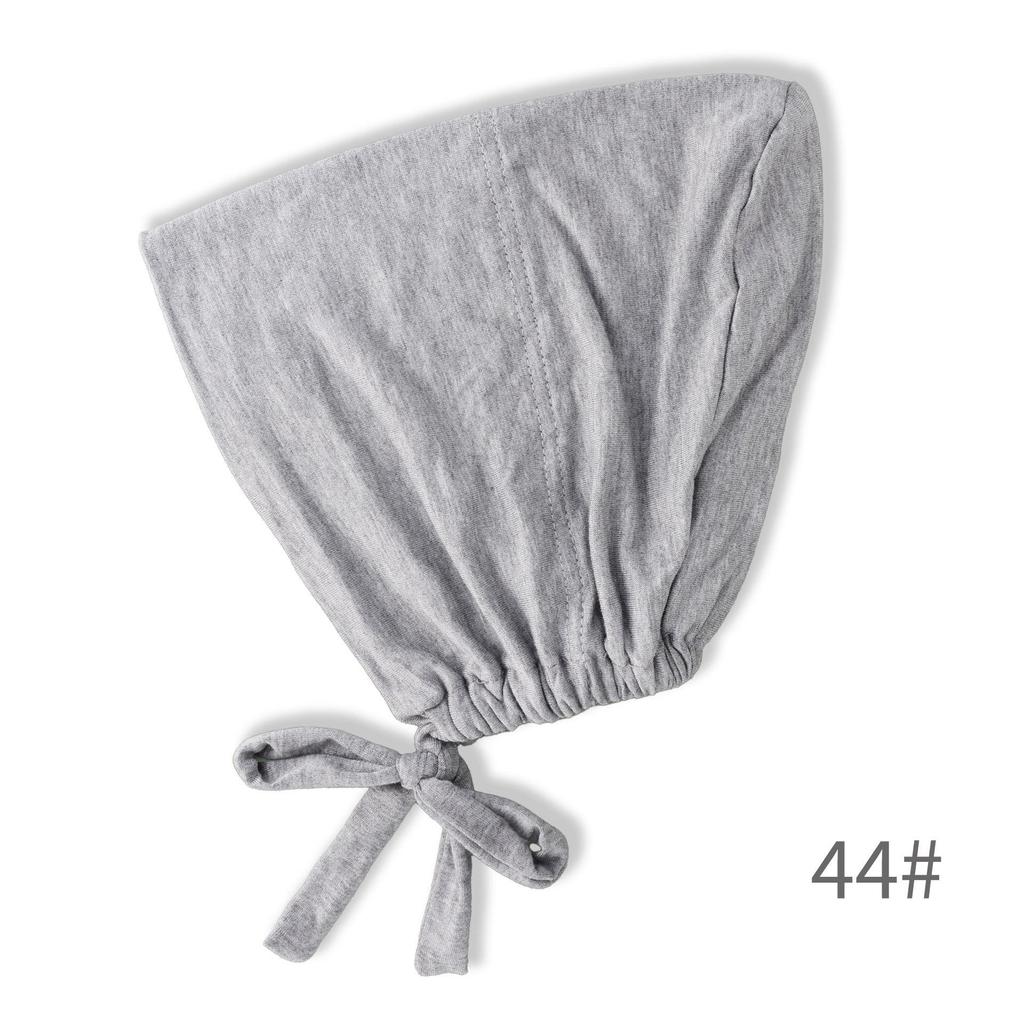 Premium Mercerized Cotton Adjustable Elastic Hair Cover Cap