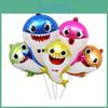 Shark Party Baby Helium Balloons Shark Family Foil Balloons Theme Party Supplies