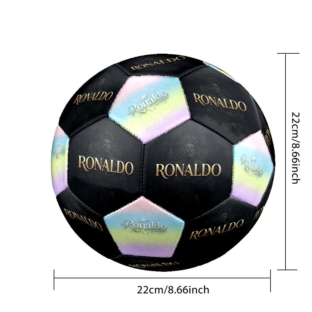Ronaldo's Phenomenon: Football Legend Size 5 Soccer Football Machine Sewn Indoor/Outdoor Training and Matches Unique Gift for Soccer Lovers