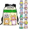 Lankybox Backpack Cartoon Schoolbag For Kids With Adjustable Padded Straps And Stylish Design