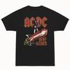 Hot New Trendy ACDC 2025 Men's Summer Graphic Print T-shirt Man Woman Short Sleeved Luxury Tees Clothing Loose Cotton Soft Tops
