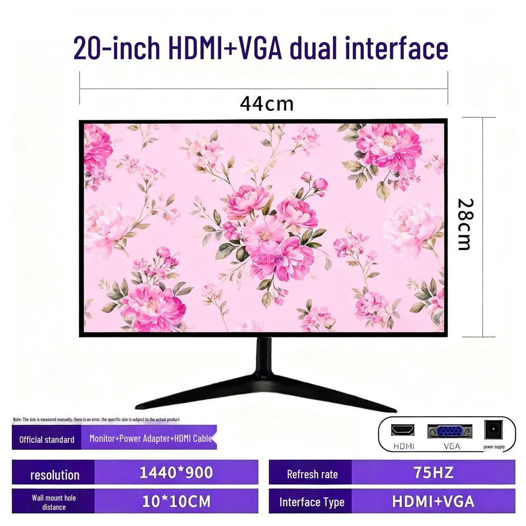 24-inch Anti-Blue Light Monitor for Office, Home, or Gaming