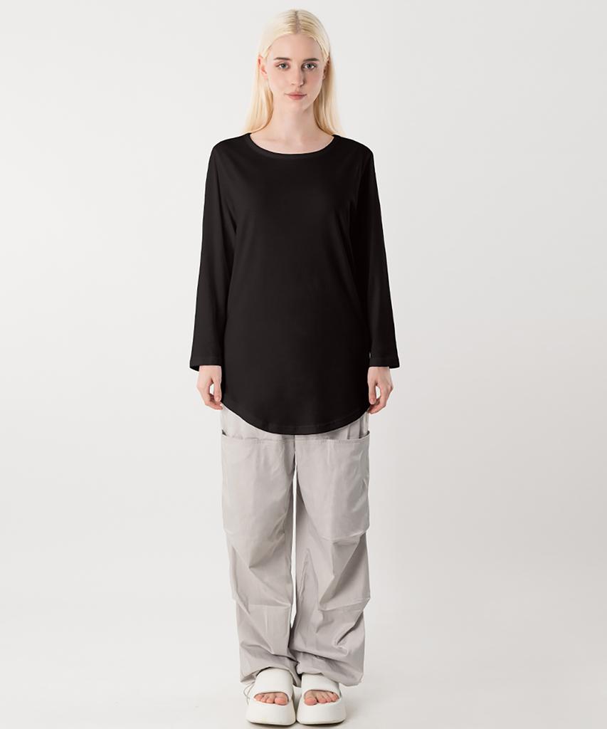 Armedes Women'S 100% Cotton Long Sleeve Layering T-Shirt Ar-238 (2 Colors)