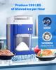 Macchina Rasaghiaccio Commerciale, Grande Macchina Elettrica per Granita da 1,91QT / 1,8L, Fine e Soffice con Motore da 300W, Lame in Acciaio Inossidabile, Produttore di Ghiaccio Rasato