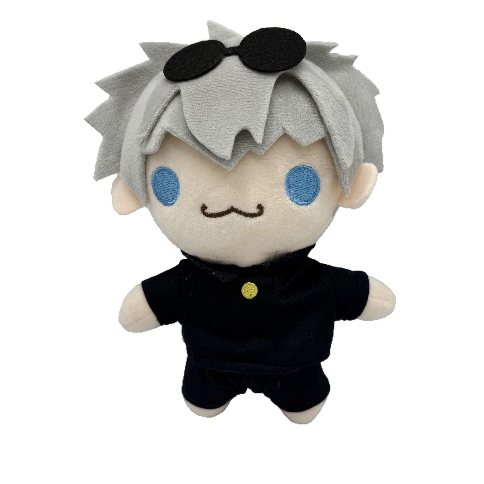 New Jujutsu Kaisen Plush Doll 5 Styles Gojo Satoru Geto Suguru Megumi Chibi Soft Anime Character Stuffed Toy Collectible Gift for Jujutsu Kaisen Fans 20-25cm