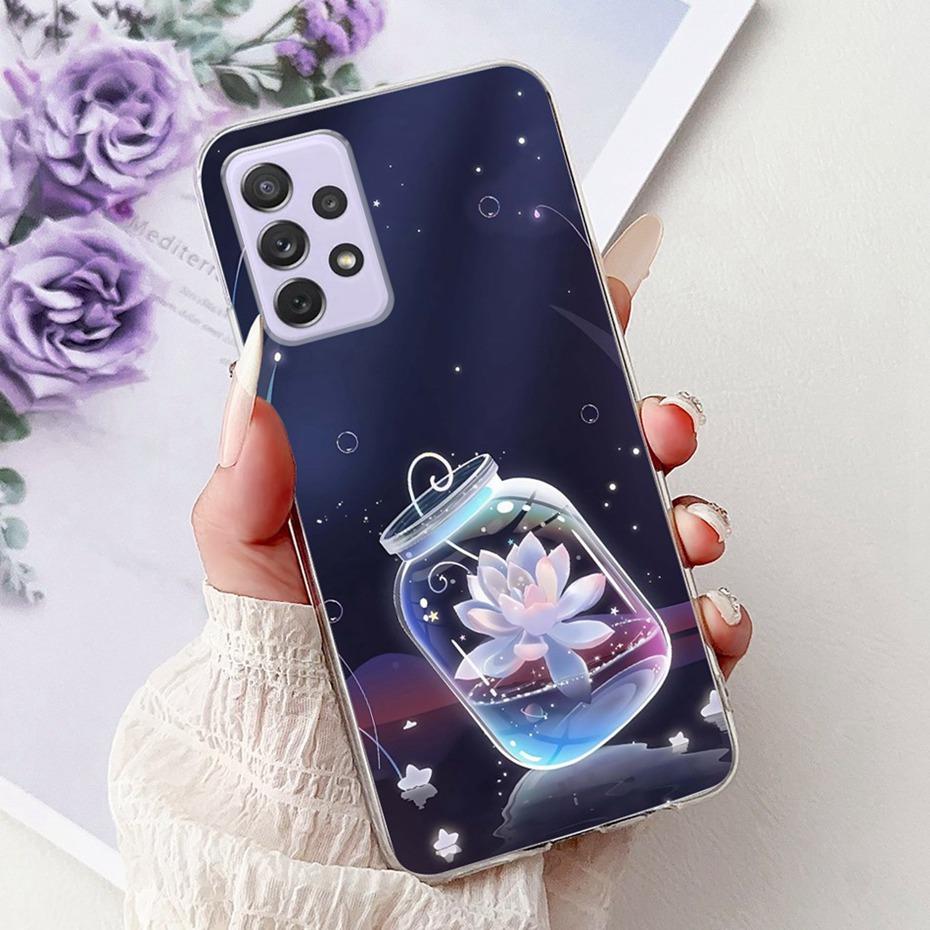 Modische Malerei Hülle Für Samsung Galaxy A72 A52 A52s 5G Weiche Silikon TPU Handyhüllen Für Samsung A72 A52 A52s Hüllen Stoßfänger