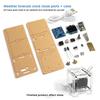Multifunktionales Digitaluhr-Kit 2,4-GHz-WLAN-Konnektivität Wetteruhr DIY Lötübung