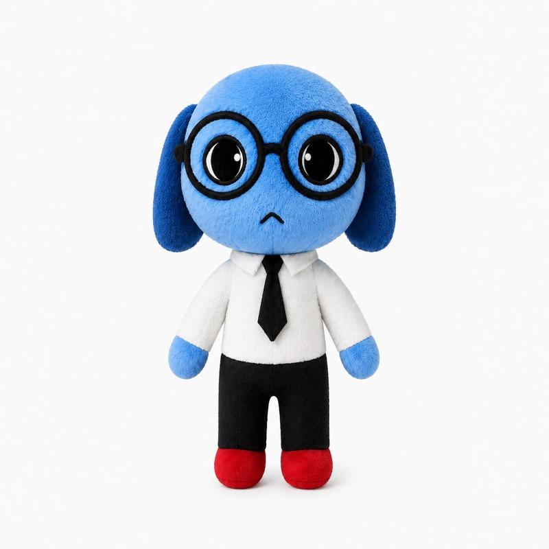 Animal Hospital Plush Toy Cute Doctor Vet Plushie Soft Stuffed Animal Doll Role Play Gift for Kids