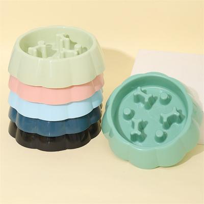 Pet Slow Food Bowl Puppy Bowl Non-Slip Slow Food Feeder Dog Rice Bowl Pet Supplies Are Available For Both Cats And Dogs