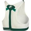 Nike Dri-FIT Swoosh Air Force 1 Logo Print Medium Support Sports Bra Women Underwear White Green DD1433-133