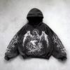 Unisex Oversized Hooded Sweatshirt With 3D Print Streetwear Long Sleeve Pullover Winter Casual Wear