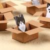 Stationery Stickers Funny Bookmark Cartoon Cat Sticky Notes Office Notepad Kitten In Box Memo Pad
