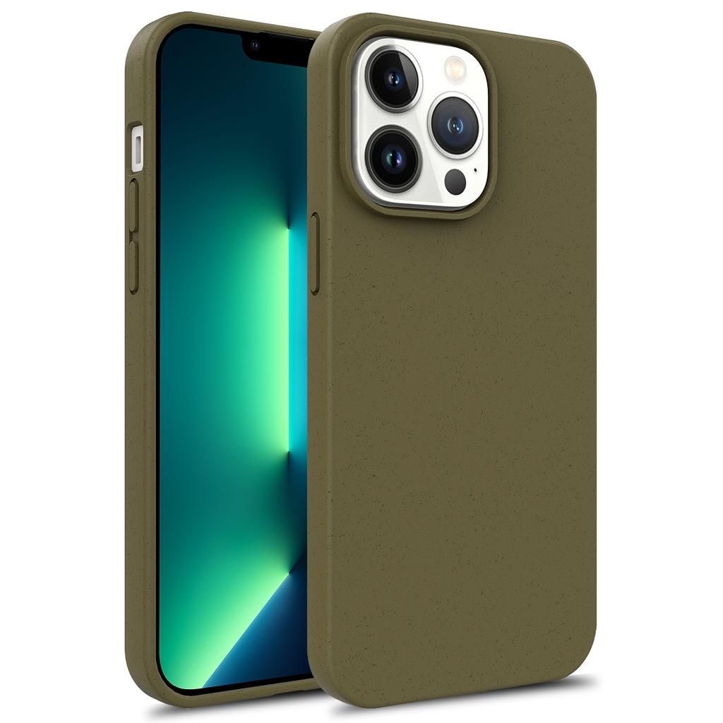 Shockproof Matte Wheat Straw Silicone Phone Case For For Iphone 17 16 1 14 Plus 12 11 13 Pro Max Mini XS X XR Eco-friendly Cover