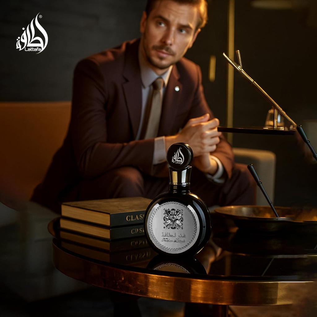 Lattafa Fakhar - Fresh, Fruity, Bergamot, Amber Wood - Eau De Parfum Long-Lasting Fragrance for Men, 3.40 Ounce / 100 Ml
