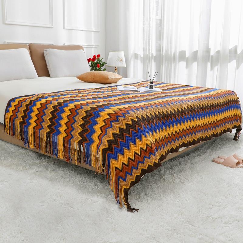 31 de tipuri de pături nordice din lână tricotate cu romburi, pături pentru capătul patului, pături pentru canapele, pături decorative, aparate de aer condiționat decorative pentru familii