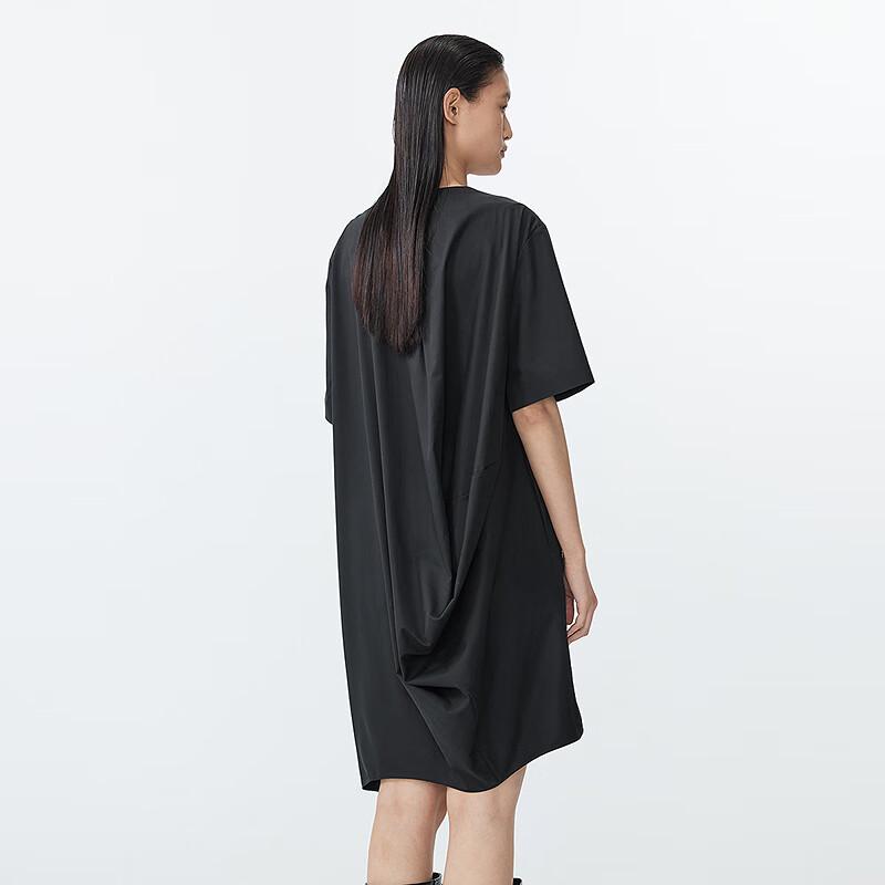 JNBY 2025 Summer Short Sleeve Mini Dress