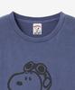 VTWO Pilot Jogging Snoopy Pigment T-Shirt (Navy)