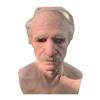 Realistic Old Man Mask Wrinkle Face Latex Full Head Mask for Masquerade Halloween Party Decor Costumes