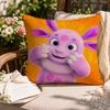Cartoon Kids Lluntik Cushion Cover Soft Short Cover Washable Sofa Bed Dorm Garden Home Office Chair Decor