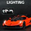 Simulation 1.32 Scale Jesko Super car Model With Sound light Children Boy Diecast Metal Toy Vehicle Birthday Gift