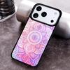 Indische Blume Henna Mandala Handyhülle für iPhone 17 16 15 Pro Max Air 14 13 12 11 Plus Stoßfeste Hülle