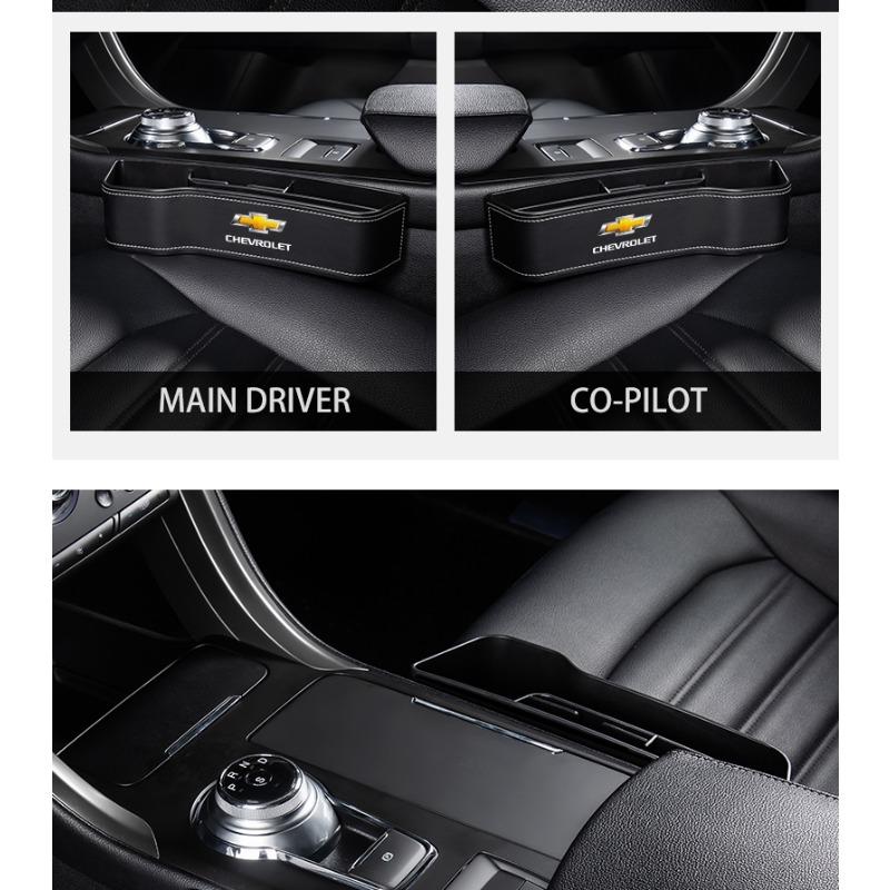 Car Seat Crevice Storage Box Seat Gap Slit Pocket Manager For Chevrolet Cruze Sail Onix Corsa Aveo Captiva Sonic Spark Tracker Trax Colorado Malibu