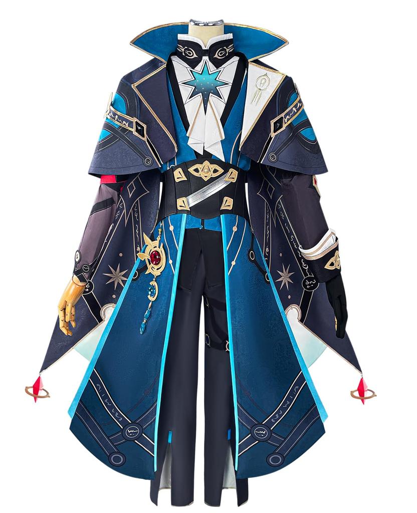 [CR ROLECOS] Collapse Star Rail Anaix Cosplay Costume with Wig, Full Set for Adults, Perfect for Events, School Festivals, and More (Size L)