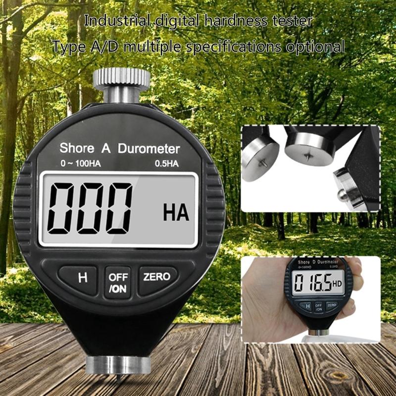 High Accuracy Portable HA HD HC Digital Display Tire Durometer Sclerometer Rubber Hardness Tester Meter Gauge Paragraph